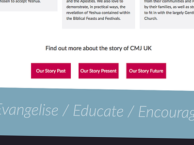 Our Story blue clean grey pink web site white