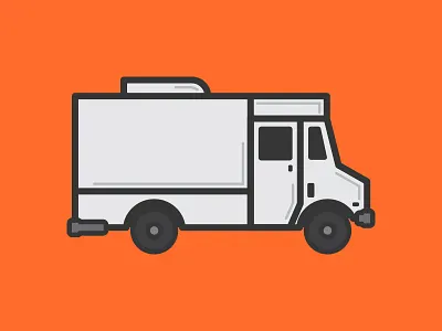 Food Truck WIP car food orange truck wheels