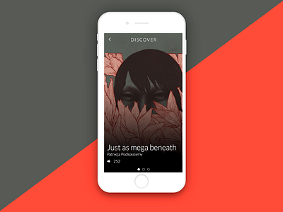 Discover Screen app discover images interface profile ui ux