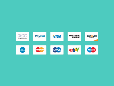 Credit Card Icons card credit download free freebie icon psd vector