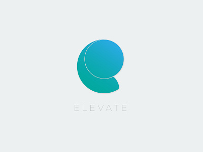 Elevate e e logo elevate icon illustration logo