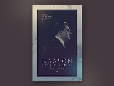 NJG Poster birthday church date lldm minimal portrait poster