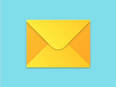 Simple Mail Icon design icon mail material ui