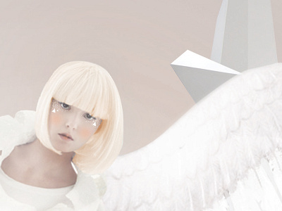 Angel advertising art campaign digital print