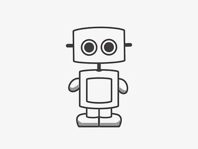 Gertbot bot cute illustration robot robotodex