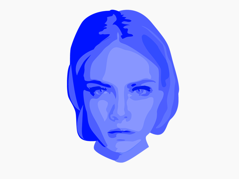 Cara - Process bts cara delevingne illustration layers portrait process
