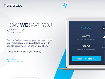 How we save you money credit card how it works money one page payment transfer transferwise