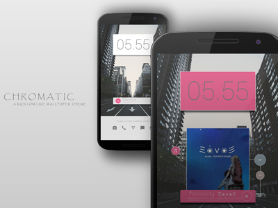 Chromatic android customization kustom theme wallpaper ﻿