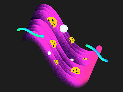 current mood frown gradient happy illustration sad smiley