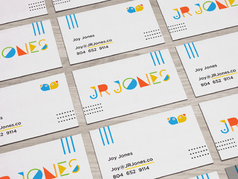 JR Jones Branding System brand branding child children jr jones kids logo modern