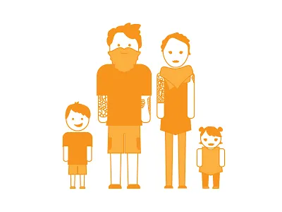 Family family icon people illustration illustrator people picto portrait