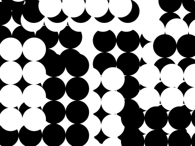 Activating Figure Ground black black white circle planes throwback undergrad white