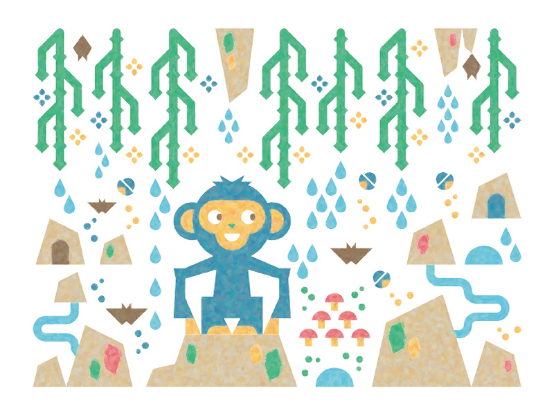 Example of Monkey in the Cave