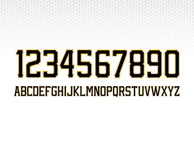 Salt Lake Bees Letters and Numerals baseball bees lettering minor league numbers salt lake type