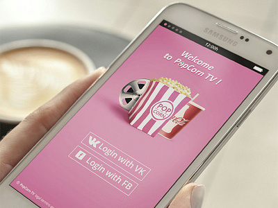 PopCorn TV - APP / UI andreiovich app design mobile simple ui ux