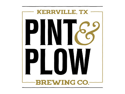 Pint & Plow Brewing Co. branding identity