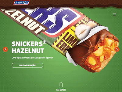Snickers.pt - Home page gif mars product re design snickers website