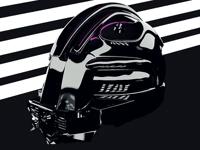 DaftWars 3d helmet lighting lights reflection