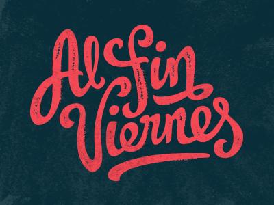 Al fin Viernes friday lettering scrpit type typography viernes