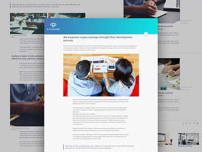 Bitsapphire web design article bitsapphire blog crypto cryptocurrency design material material design web design