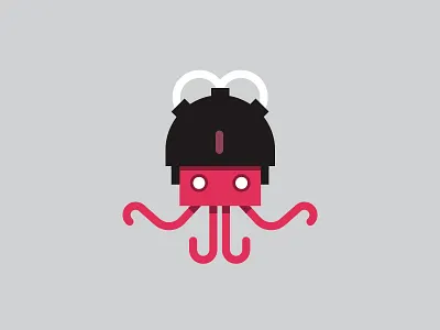 Pulpo brain cerebro character design icon illustration octopus pulpo tentacles