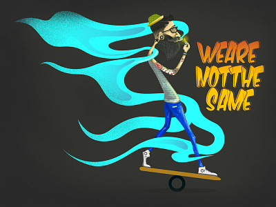 Hipster draw ilustración