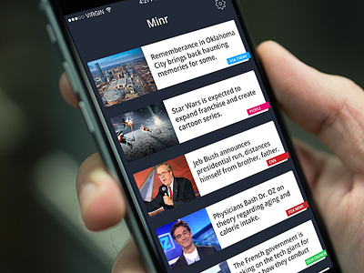 List #2 app clean ios 8 ios8 iphone list news psd simple