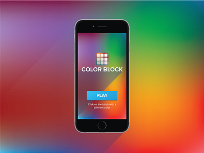 Color Chase iPhone app block blur chase color game icon iphone