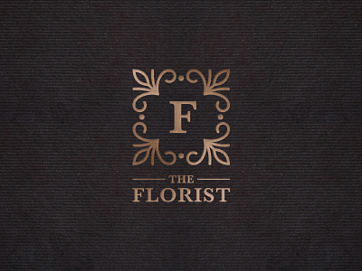 the Florist art brand f floral florist flower gold line luxury store the vietnam