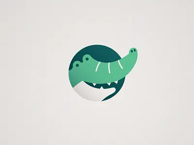 Croc animal character croc crocodile cute funny icon illustration