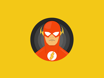 Flash avatar comic dc fast fastest flash hero icon super