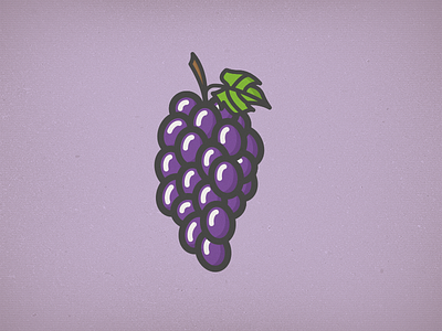 Grapes food fruit grape icon vector