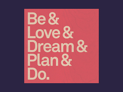 Typoetry #1 akkurat grain print red sans serif typography wood