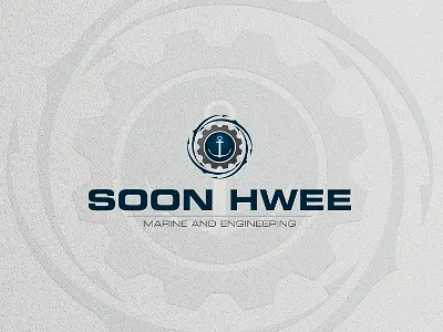 Logo Concept branding concept engineering hwee logo marine ship soon