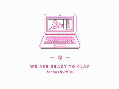 We are ready to play debut icon keyboard cat pink