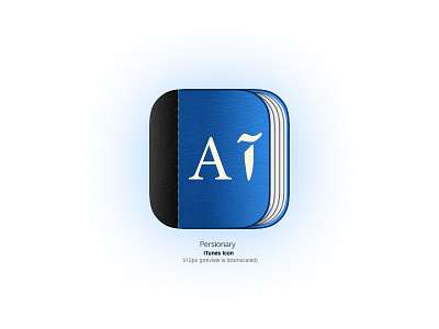 Persionary , Dictionary icon book dictionary english flat ios ios7 ios8 paper persian