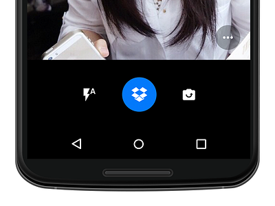 Dropbox camera android camera dropbox material design nexus 6 ui
