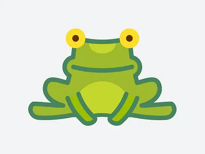 Froggie cartoon cute frog lily ribbit