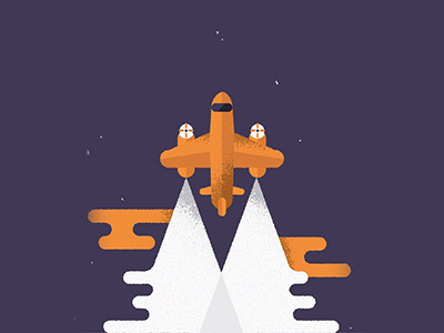 Back from Budapest airplane flat flat design flat graphics fly flying illustration plane sky vector vector art vector illustration