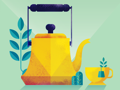 tea illustrator tea vector