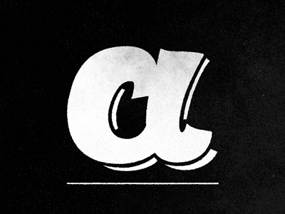 A a font gif jellyaxe loop type typography