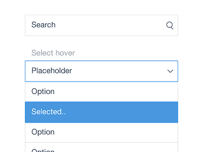 Search, Combo/Select/Dopdown app combo dropdown elements input mobile responsive search select simple style guide validation