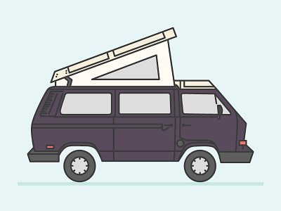 Stanley The Van 2d camping icon road trip travel van vanagon vanlife vw westfalia