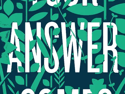 Foliage foliage plants typography