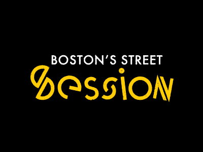 Boston's Street Session identity logo logotype mark typography