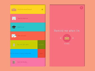 Remind Me When [Wip] app app design app ui design icons ui wip