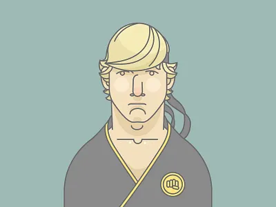 Johnny clean icon johnny karate kid portrait