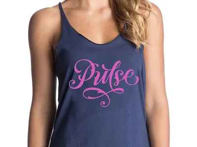 Pulse Custom Lettering apparel church custom hand lettering hand lettering lettering script shirt tshirt type typography