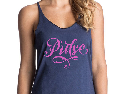 Pulse Custom Lettering apparel church custom hand lettering hand lettering lettering script shirt tshirt type typography