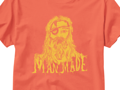 Man Made chris design illustration kid made man patch shirt some somekidchris tee wojcicki